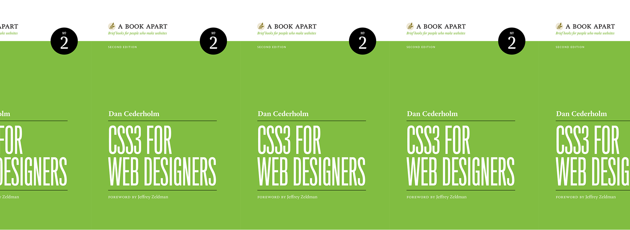 Book cover: CSS3 For Web Designers by Dan Cederholm