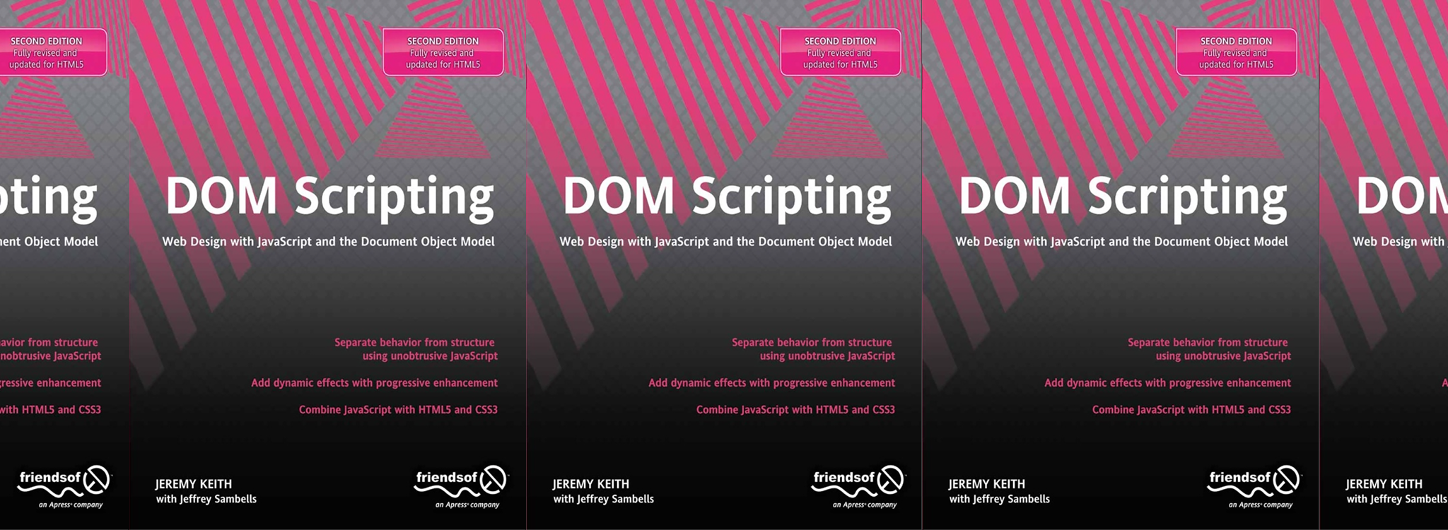 Book cover: DOM Scripting by Jeremy Keith