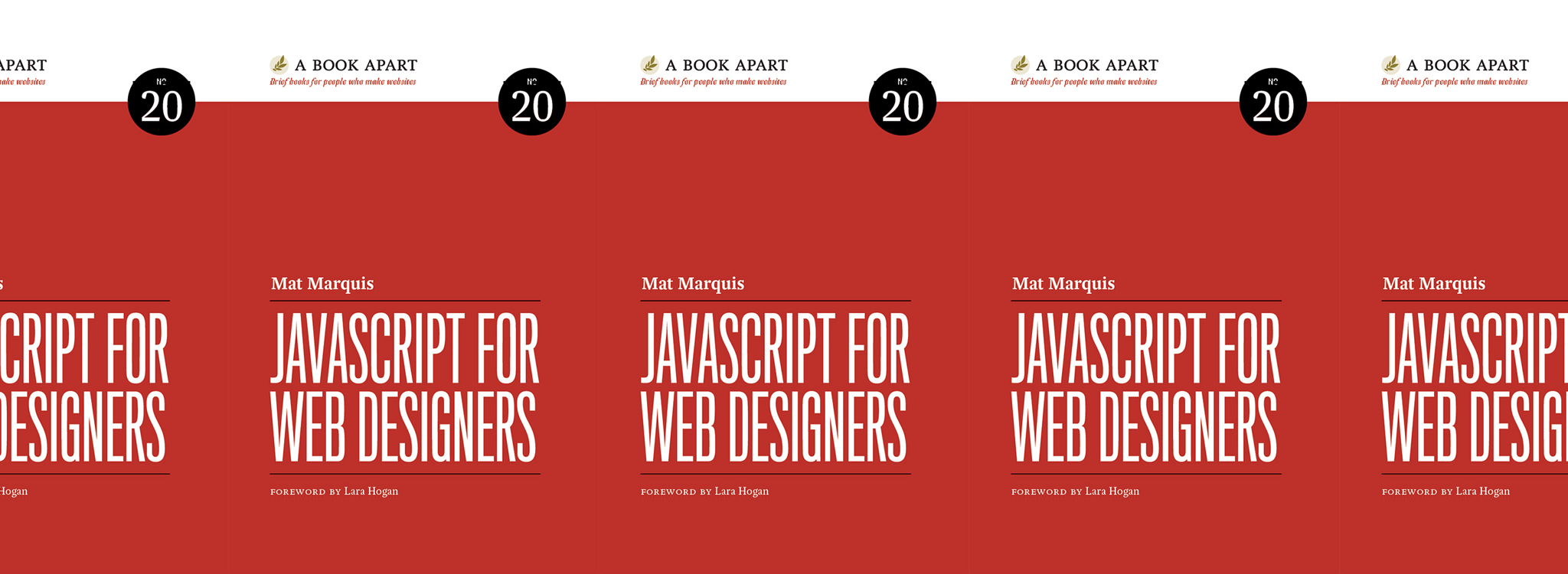 Book cover: JavaScript For Web Designers by Mat Marquis